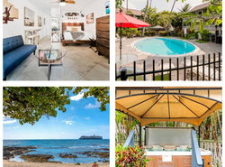 DOWNTOWN PARADISE GARDEN HOTEL CONDO with Hot Tub, Pool & Beach