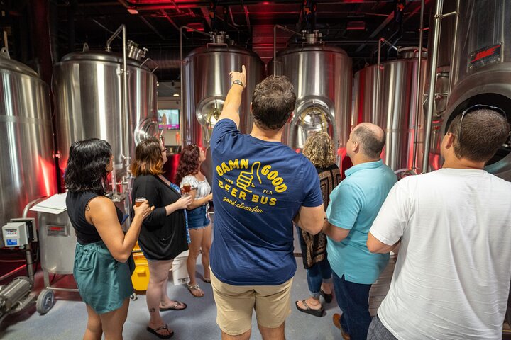 Guided 3 Brewery Bus Tour in West Palm Beach