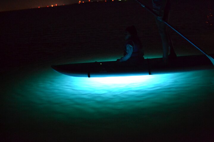LED Night Light Clear Bottom Kayak Or Paddleboarding Bio Comb Jelly Tour - thumb 4