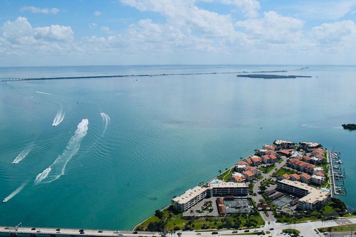 Magnificent Helicopter Tour -Tampa Bay Skyway Bridge Beaches of Pinellas Co.