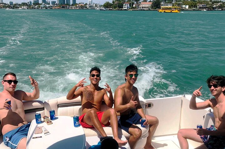 50' Yacht Rental Miami Beach W/ Captain & Champagne Boat Rental Tours Private - thumb 1